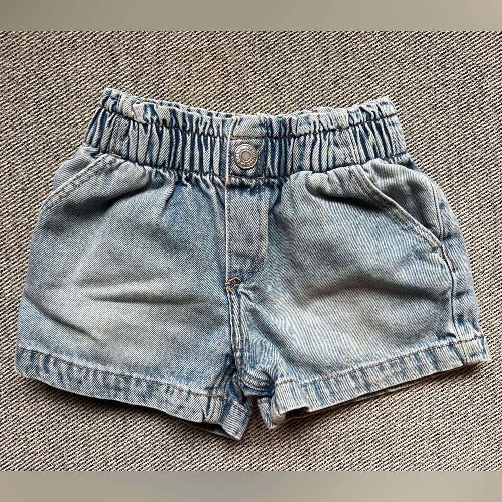 H&M Washed Denim Short